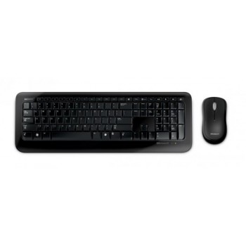 Teclado + Mouse Microsoft Wireless 800 2LF-00023 - PRETO