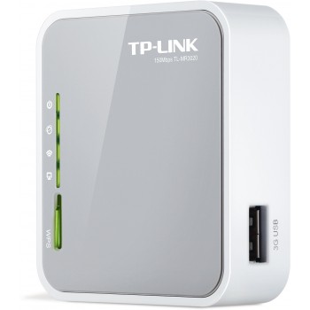 Roteador TP-LINK 150Mbps 3G/4G portatil Porta USB TL-MR3020