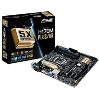 Placa Mãe Asus (Intel) H170M-PLUS/BR 1151/DDR4 MicroATX