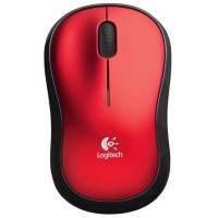 Mouse Logitech M185 Wireless 910-003635 - VERMELHO