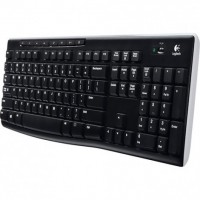 Teclado Logitech Wireless K270 - Preto