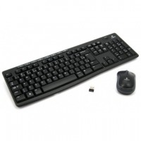 Teclado + Mouse Logitech MK270 Wireless 920-004433 - PRETO
