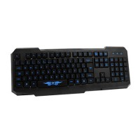 Teclado C3 Tech Gamer KG-02L-BK USB Led Azul ABNT2 - PRETO